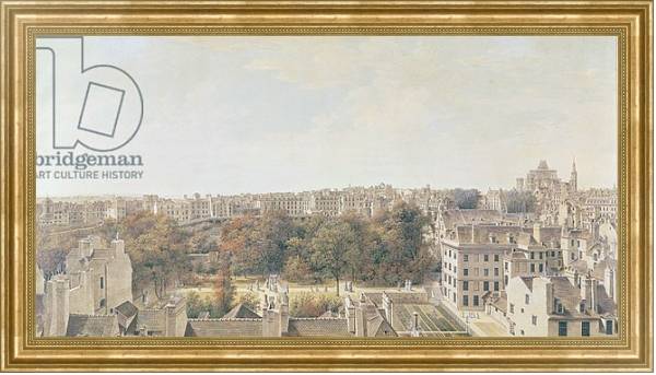 Постер View of Paris from the Belvedere of M. Fornelle, rue des Boulangers, 1787 с типом исполнения На холсте в раме в багетной раме NA033.1.051
