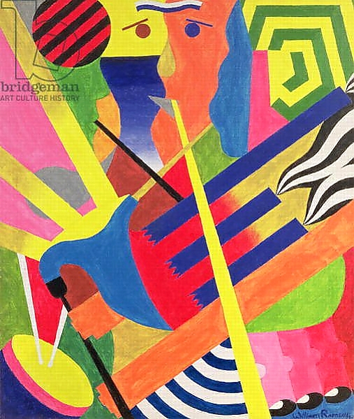Постер The Pipe Band, 1990 с типом исполнения На холсте без рамы