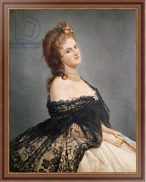 Постер Portrait of Virginia Oldoini Countess of Castiglione с типом исполнения На холсте в раме в багетной раме 35-M719P-83