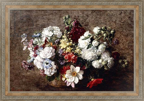 Постер Mixed Bouquet, 1882 с типом исполнения На холсте в раме в багетной раме 484.M48.310