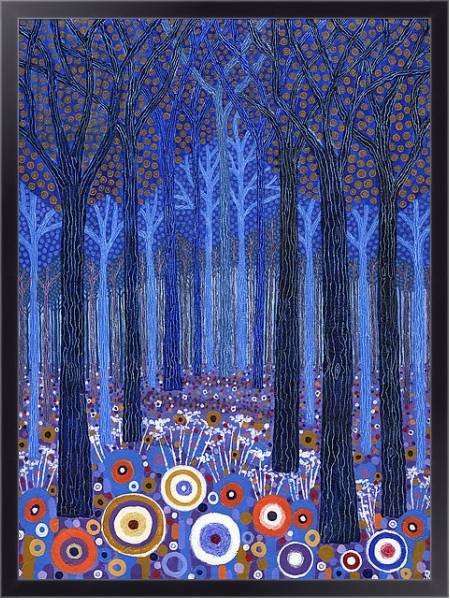 Постер Blue Forest, 2011, с типом исполнения На холсте в раме в багетной раме 221-01