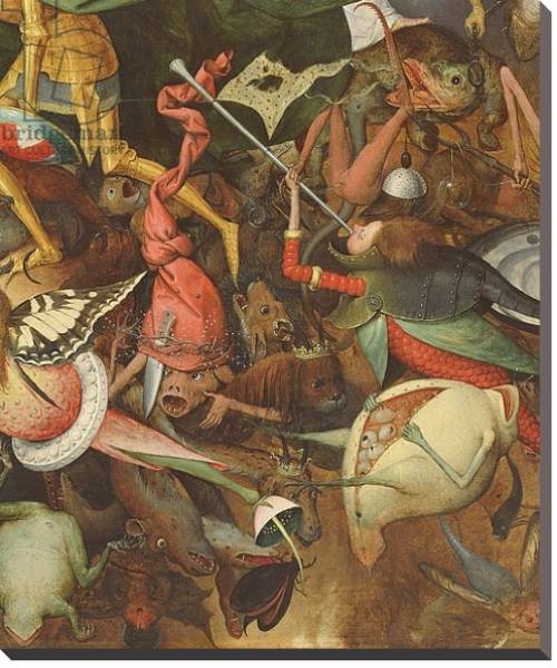 Постер The Fall of the Rebel Angels, 1562 5 с типом исполнения На холсте без рамы
