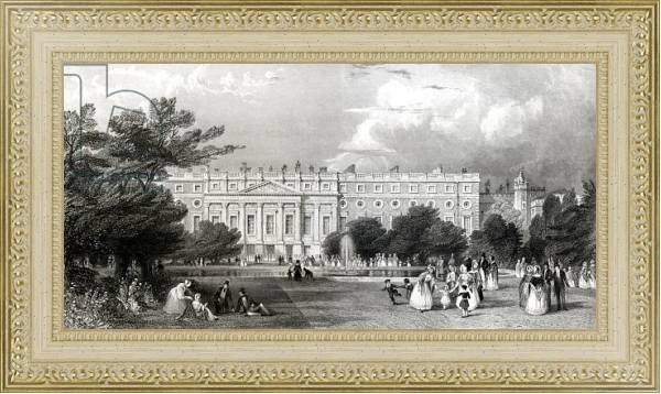Постер Hampton Court Palace с типом исполнения Акварель в раме в багетной раме 484.M48.725