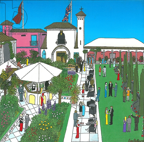 Постер The Roof Gardens, 2010, с типом исполнения На холсте без рамы