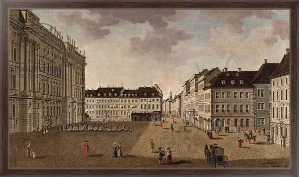 Постер Berlin City Palace, 1765 с типом исполнения На холсте в раме в багетной раме 221-02