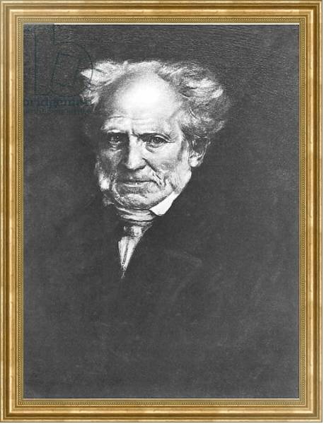 Постер Arthur Schopenhauer с типом исполнения На холсте в раме в багетной раме NA033.1.051