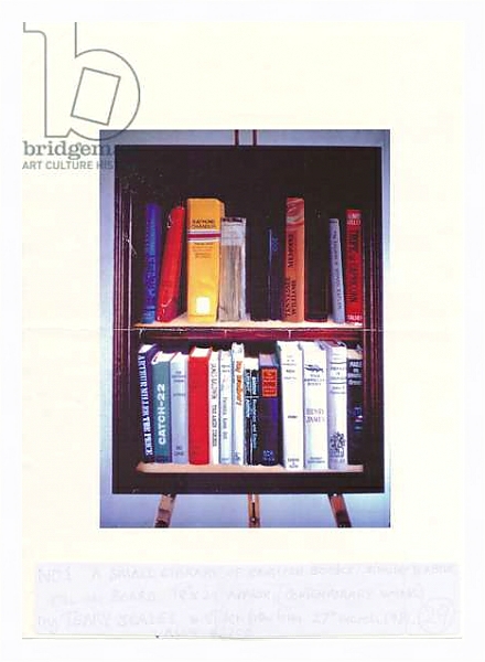 Постер Small American Library, 1985 с типом исполнения На холсте в раме в багетной раме 221-03