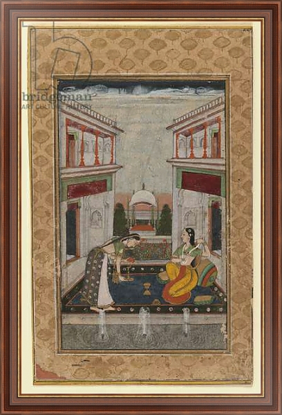 Постер Syam Kalyan Ragini, c.1740-1750 с типом исполнения На холсте в раме в багетной раме 35-M719P-83