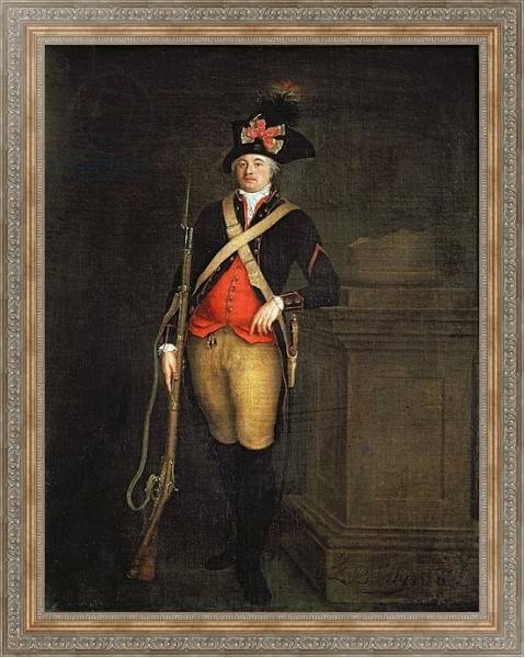 Постер Portrait of Louis-Philippe-Joseph d'Orleans с типом исполнения На холсте в раме в багетной раме 484.M48.310