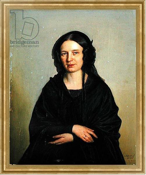 Постер Mary Kramer, 1845 с типом исполнения На холсте в раме в багетной раме NA033.1.051