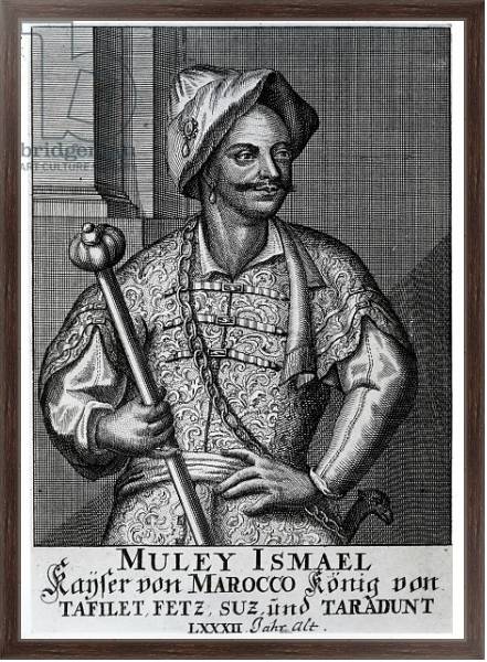 Постер Moulay Ismail Ibn Sharif, 1719 с типом исполнения На холсте в раме в багетной раме 221-02
