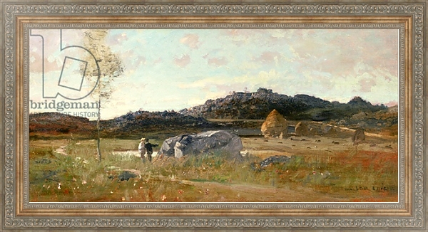 Постер Summer Landscape с типом исполнения На холсте в раме в багетной раме 484.M48.310