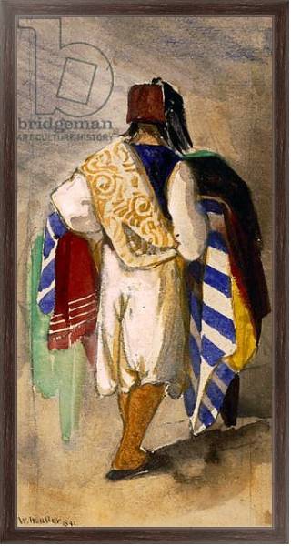Постер Turkish Carpet Seller, 1841 с типом исполнения На холсте в раме в багетной раме 221-02
