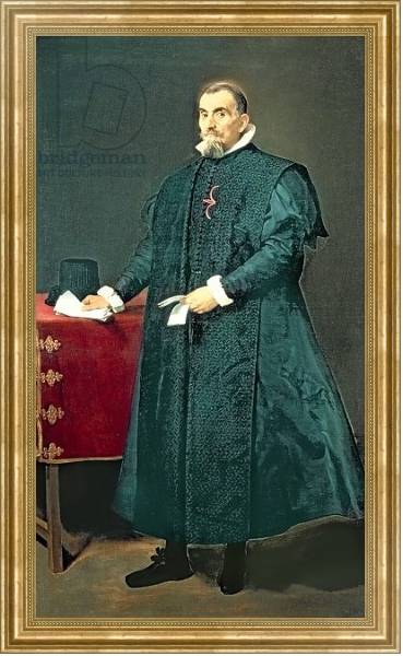 Постер Portrait of Don Diego de Corral y Arellano с типом исполнения На холсте в раме в багетной раме NA033.1.051