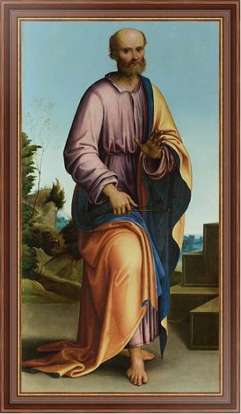 Постер Святой Петр с типом исполнения На холсте в раме в багетной раме 35-M719P-83