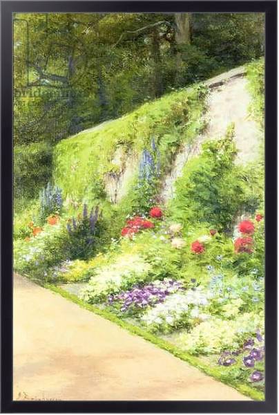 Постер The Artist's Garden с типом исполнения На холсте в раме в багетной раме 221-01