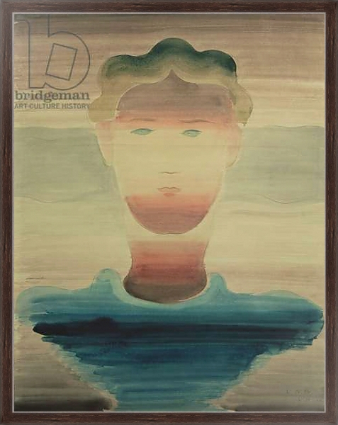 Постер Striped Portrait, 1932 с типом исполнения На холсте в раме в багетной раме 221-02