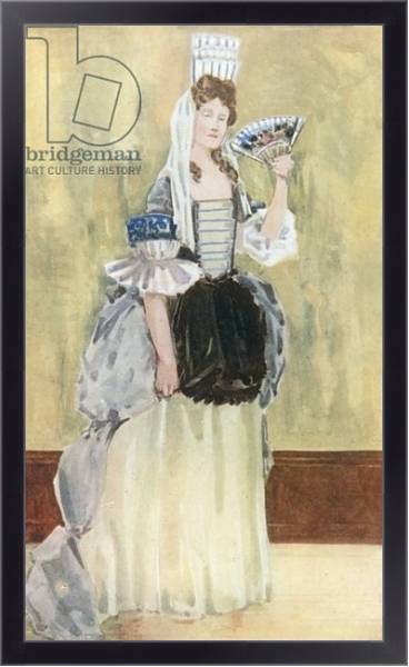 Постер A Woman of the Time of William and Mary 1689-1702 с типом исполнения На холсте в раме в багетной раме 221-01