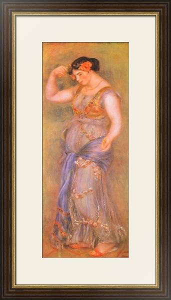 Постер Танцовщица с кастаньетами 3 с типом исполнения Под стеклом в багетной раме 1.023.036