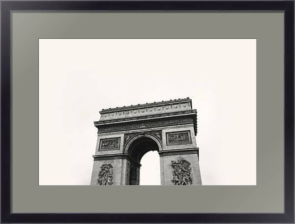 Постер Триумфальная арка в париже с типом исполнения Под стеклом в багетной раме 221-01