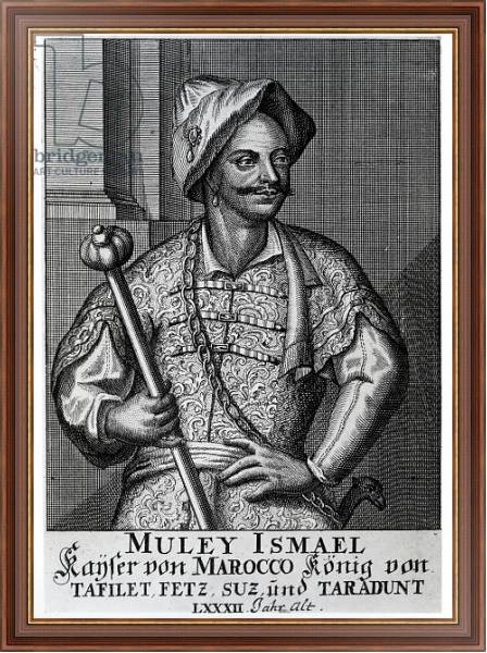 Постер Moulay Ismail Ibn Sharif, 1719 с типом исполнения На холсте в раме в багетной раме 35-M719P-83