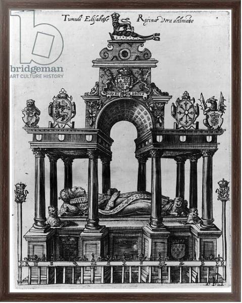 Постер The Tomb of Elizabeth I, 1620 с типом исполнения На холсте в раме в багетной раме 221-02