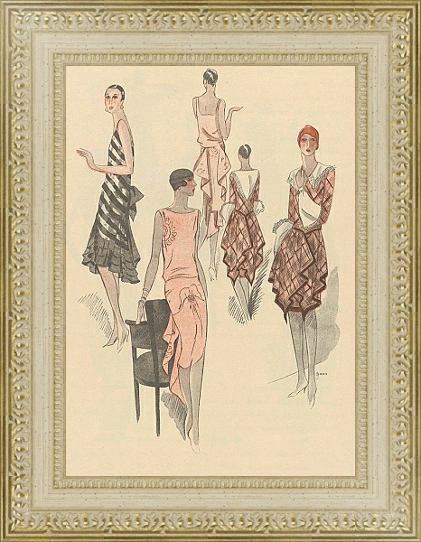 Постер Art – Goût – Beauté, p. 14 с типом исполнения Акварель в раме в багетной раме 484.M48.725