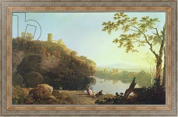 Постер Classical Landscape: View on the Arno с типом исполнения На холсте в раме в багетной раме 484.M48.310