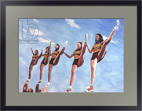 Постер Florida State Cheerleaders, 2002 с типом исполнения Под стеклом в багетной раме 221-01
