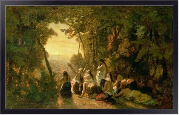 Постер Weeping of the Daughter of Jephthah, 1846 с типом исполнения На холсте в раме в багетной раме 221-01