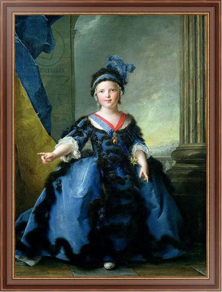 Постер Louis-Joseph-Xavier de France Duke of Burgundy, 1754 с типом исполнения На холсте в раме в багетной раме 35-M719P-83