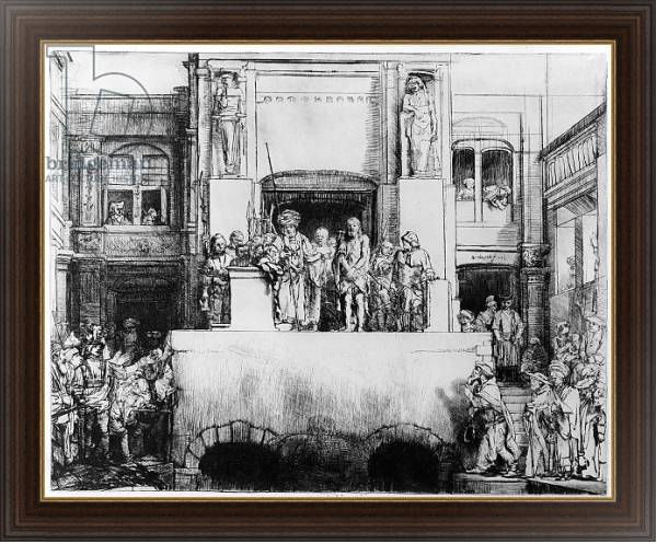 Постер Christ Presented to the People, 1655 2 с типом исполнения На холсте в раме в багетной раме 1.023.151