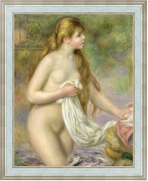 Постер Bather with long hair, c.1895 с типом исполнения На холсте в раме в багетной раме NA053.0.114