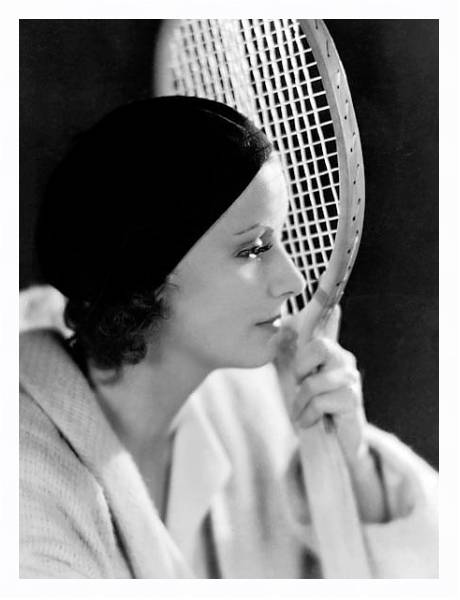 Постер Garbo, Greta (Kiss, The) с типом исполнения На холсте в раме в багетной раме 221-03