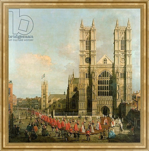 Постер Procession of the Knights of the Bath с типом исполнения На холсте в раме в багетной раме NA033.1.051
