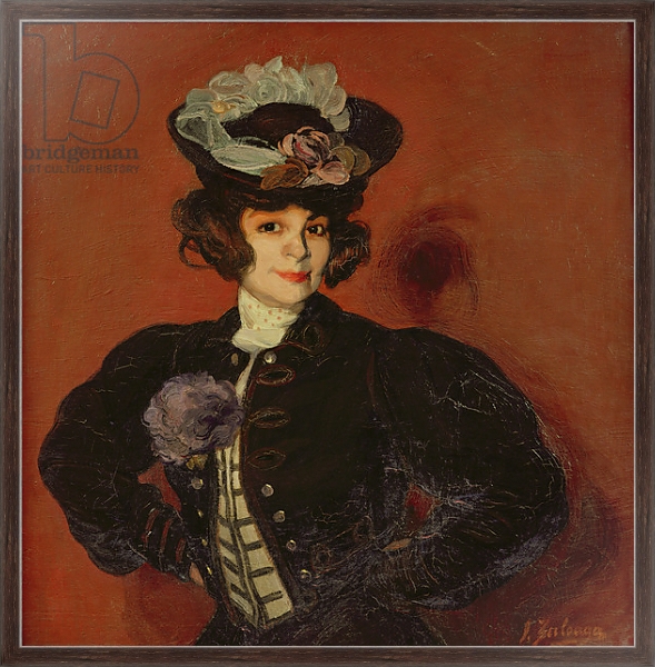 Постер Portrait of a Woman 12 с типом исполнения На холсте в раме в багетной раме 221-02