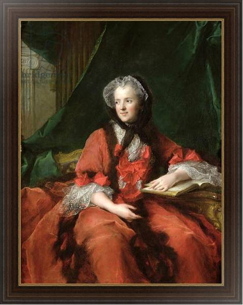Постер Portrait of Madame Maria Leszczynska 1748 с типом исполнения На холсте в раме в багетной раме 1.023.151