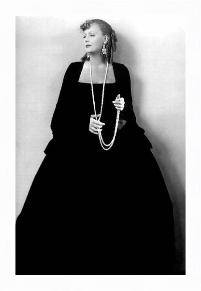 Постер Garbo, Greta (Romance) 2 с типом исполнения На холсте в раме в багетной раме 221-03