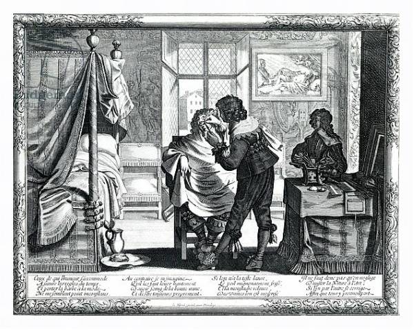 Постер les Metiers, published by Jean Leblond I, c.1632-1635 с типом исполнения На холсте в раме в багетной раме 221-03