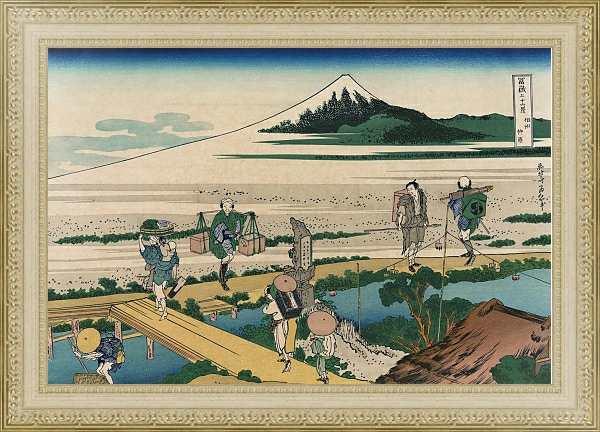 Постер Sōshū nakahara с типом исполнения Акварель в раме в багетной раме 484.M48.725