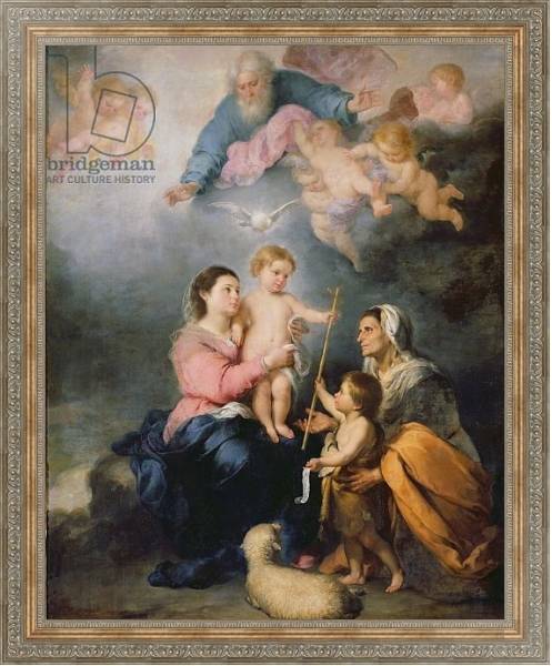 Постер The Holy Family or The Virgin of Seville с типом исполнения На холсте в раме в багетной раме 484.M48.310