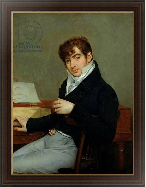 Постер Portrait of Pierre Zimmermann 1808 с типом исполнения На холсте в раме в багетной раме 1.023.151