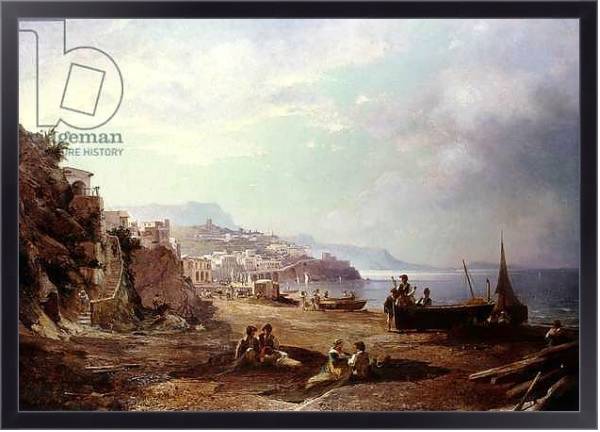 Постер Amalfi, с типом исполнения На холсте в раме в багетной раме 221-01