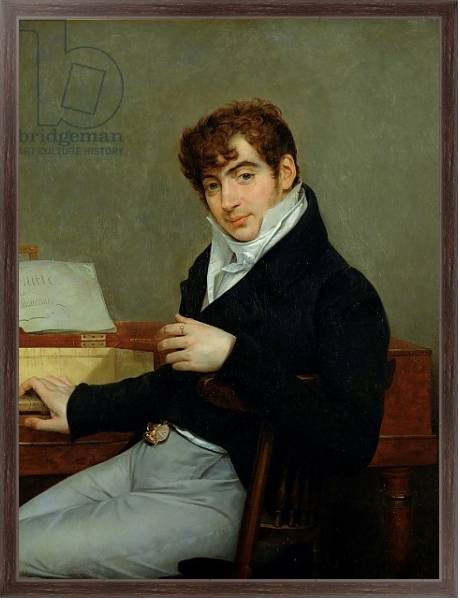 Постер Portrait of Pierre Zimmermann 1808 с типом исполнения На холсте в раме в багетной раме 221-02