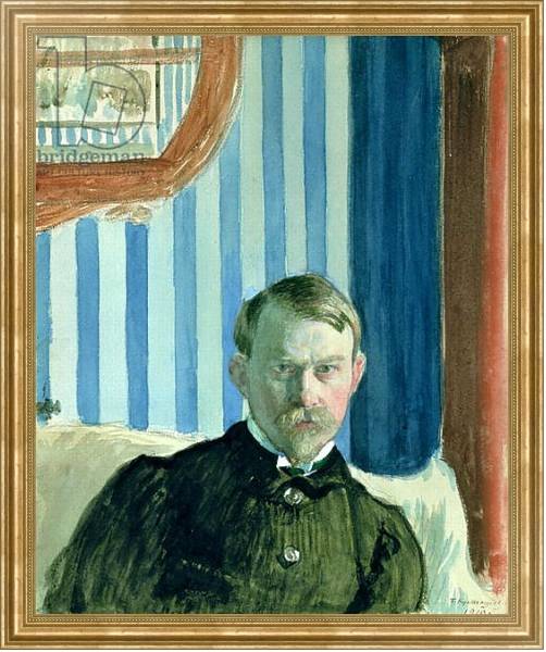 Постер Self Portrait, 1910 1 с типом исполнения На холсте в раме в багетной раме NA033.1.051