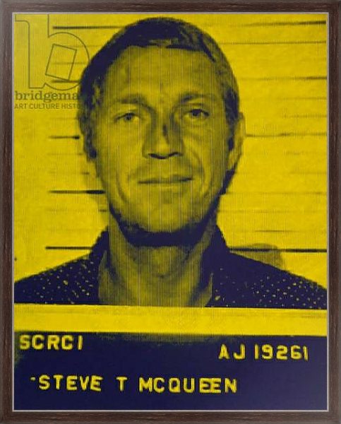 Постер Steve McQueen II с типом исполнения На холсте в раме в багетной раме 221-02