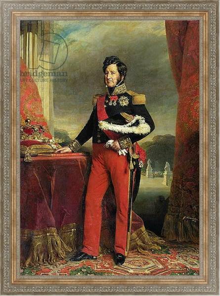 Постер Louis-Philippe I, King of France с типом исполнения На холсте в раме в багетной раме 484.M48.310