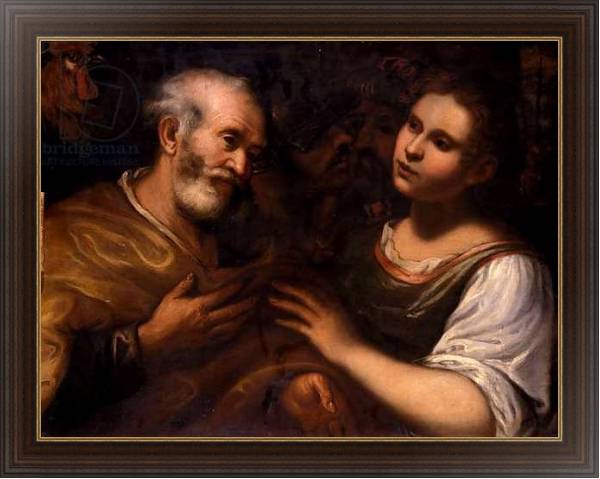 Постер St. Peter and Mary Magdalene, c.1600 с типом исполнения На холсте в раме в багетной раме 1.023.151