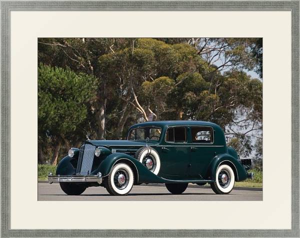 Постер Packard Twelve Club Sedan '1936 с типом исполнения Под стеклом в багетной раме 1727.2510