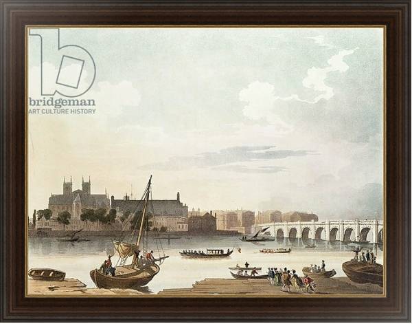 Постер View of Westminster and the Bridge с типом исполнения На холсте в раме в багетной раме 1.023.151